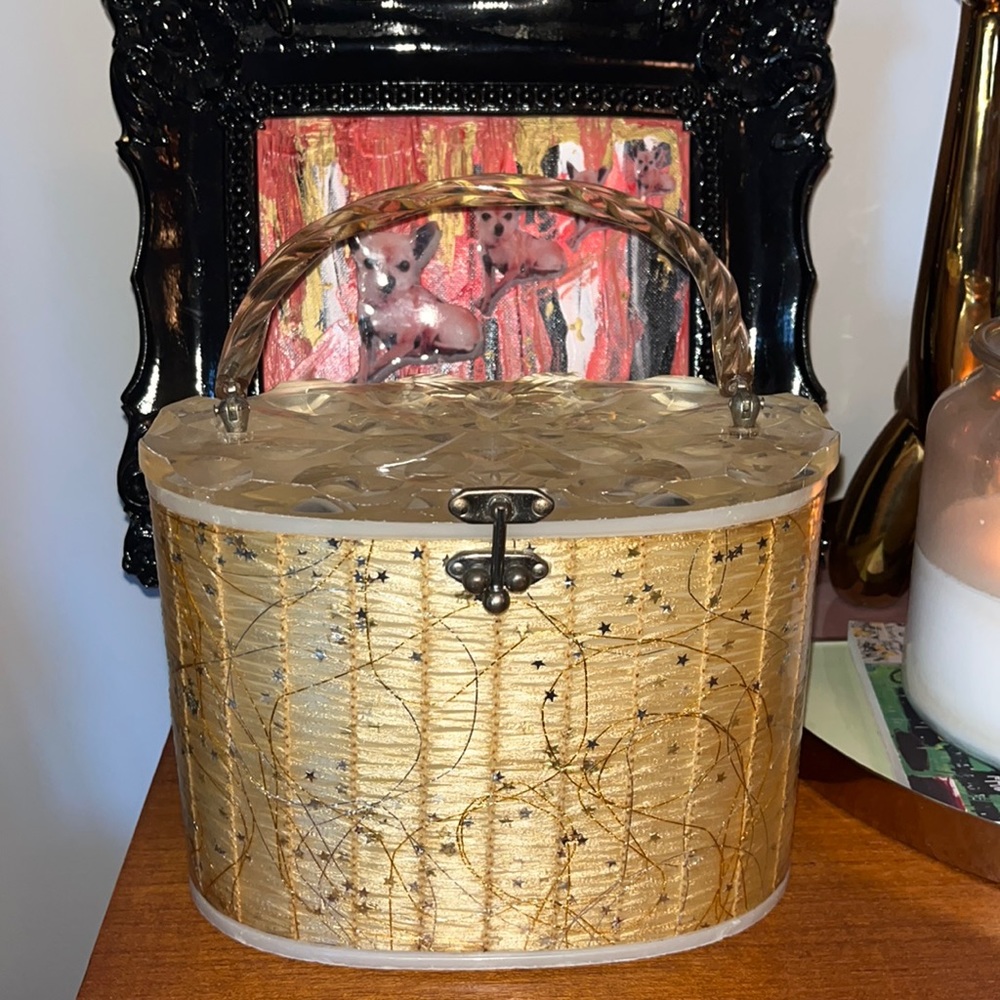 Vintage acrylic purse